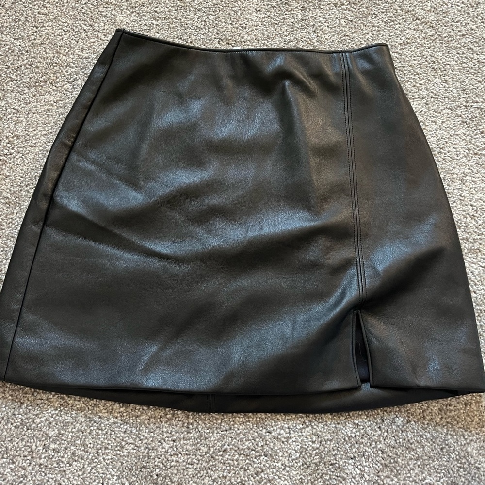 Women’s Hollister Leather Skirt